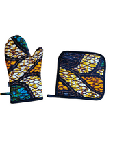 Load image into Gallery viewer, Oven mitt and glove
