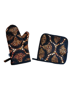 Oven mitt and glove