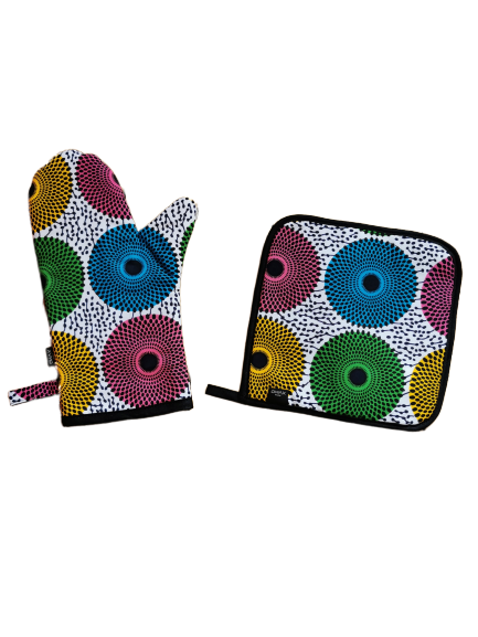 Oven mitt and glove