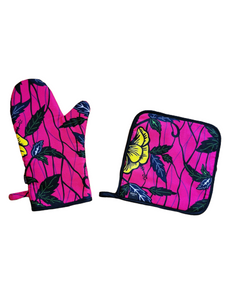Oven mitt and glove